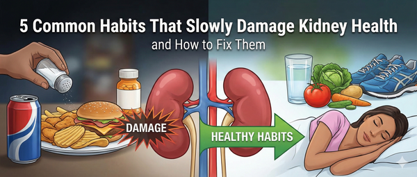 5 Common Habits That Slowly Damage Kidney Health and How to Fix Them