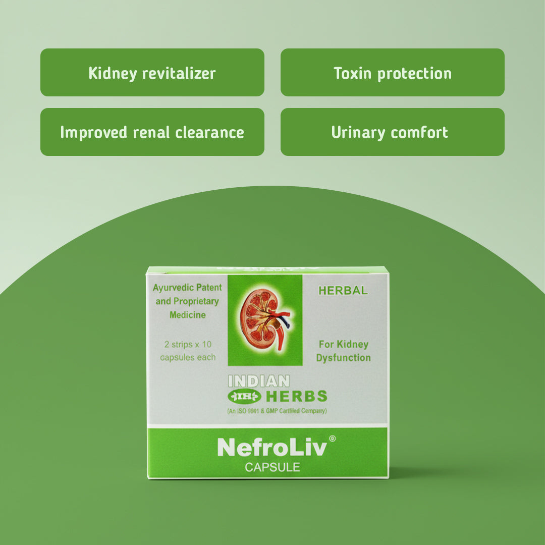 Herbal Kidney Support Supplement – NefroLiv Renal Tonic Capsules